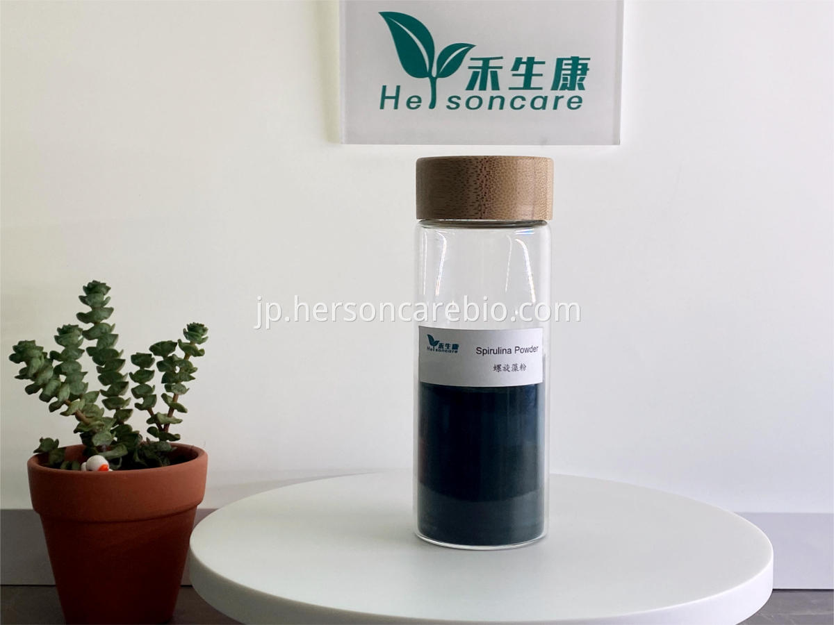 食品用途のスピルリナパウダー Organic Spirulina Powder used in various food products